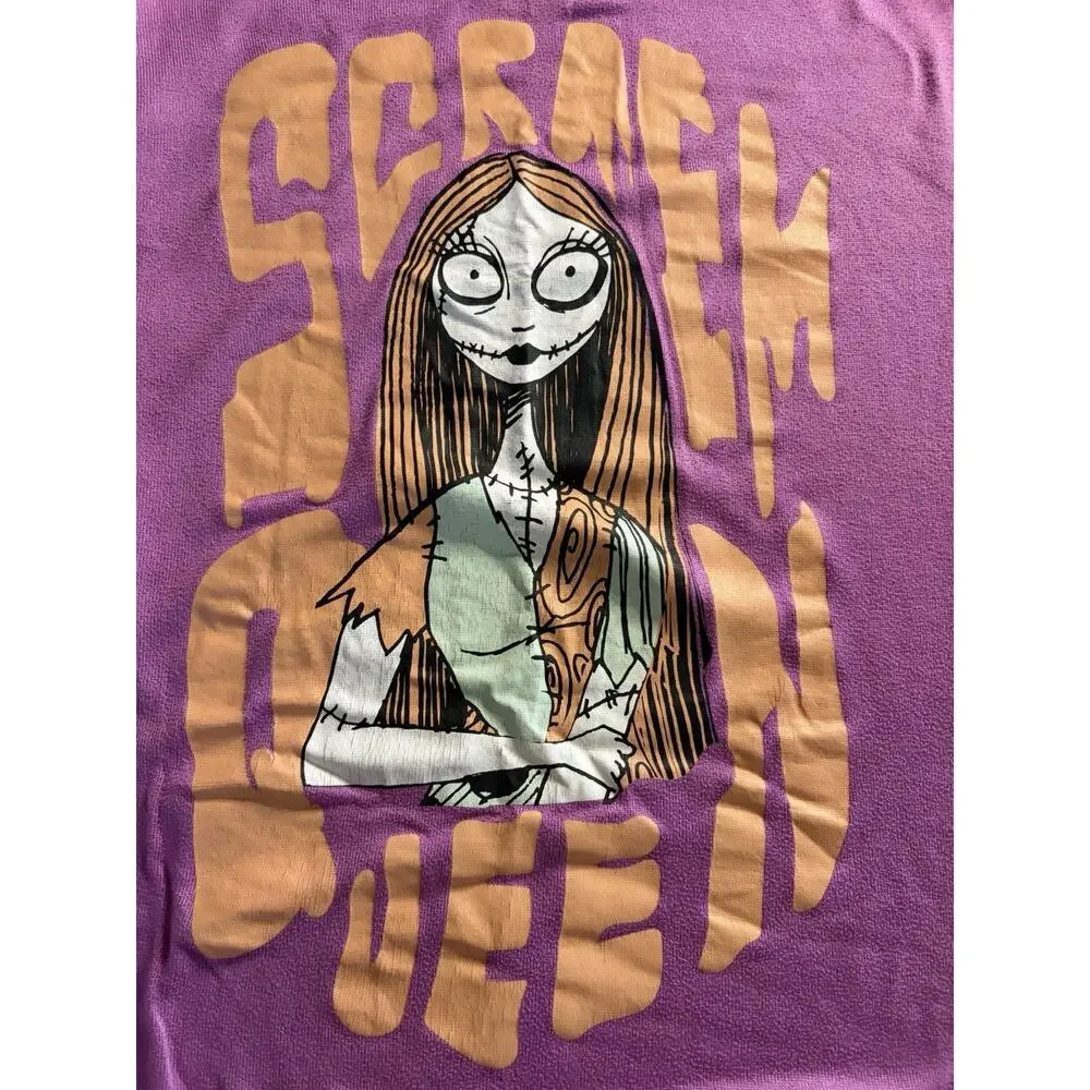 Disney Nightmare Before Christmas Sally Sweater Dress Womens S Purple Tunic Goth - Picture 4 of 7